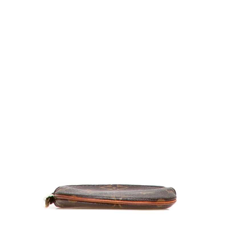 Louis Vuitton Monogram Round Coin Pouch Brown Canvas Good condition - Inside View
