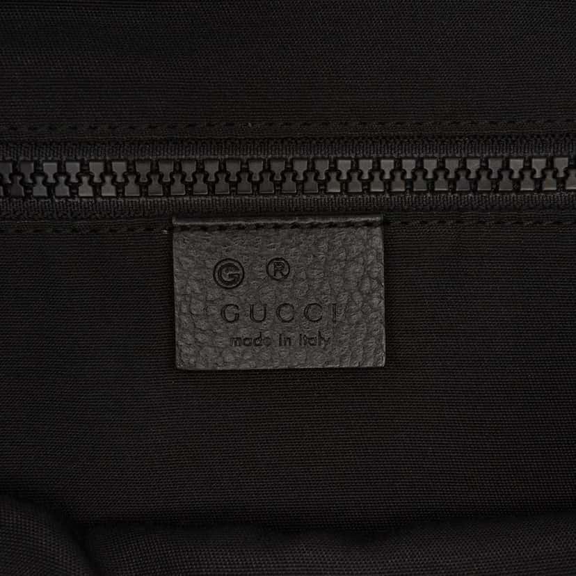 Gucci GG Nylon Web Tote Black Good condition - Box View