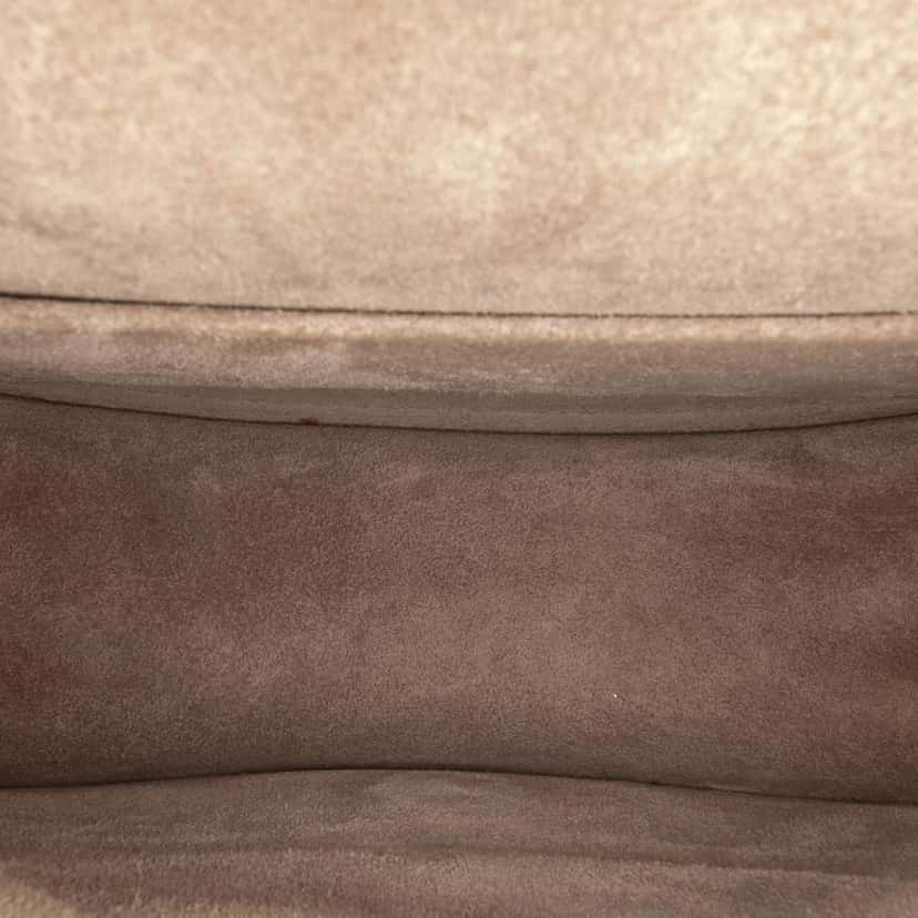 Chloé Small Leather and Suede Nile Bracelet Patchwork Satchel Brown Leather Good condition - Model View
