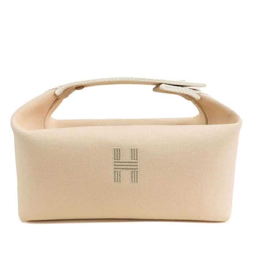 Hermès Small Toile Bride A Brac Brown Canvas Good condition - Front View