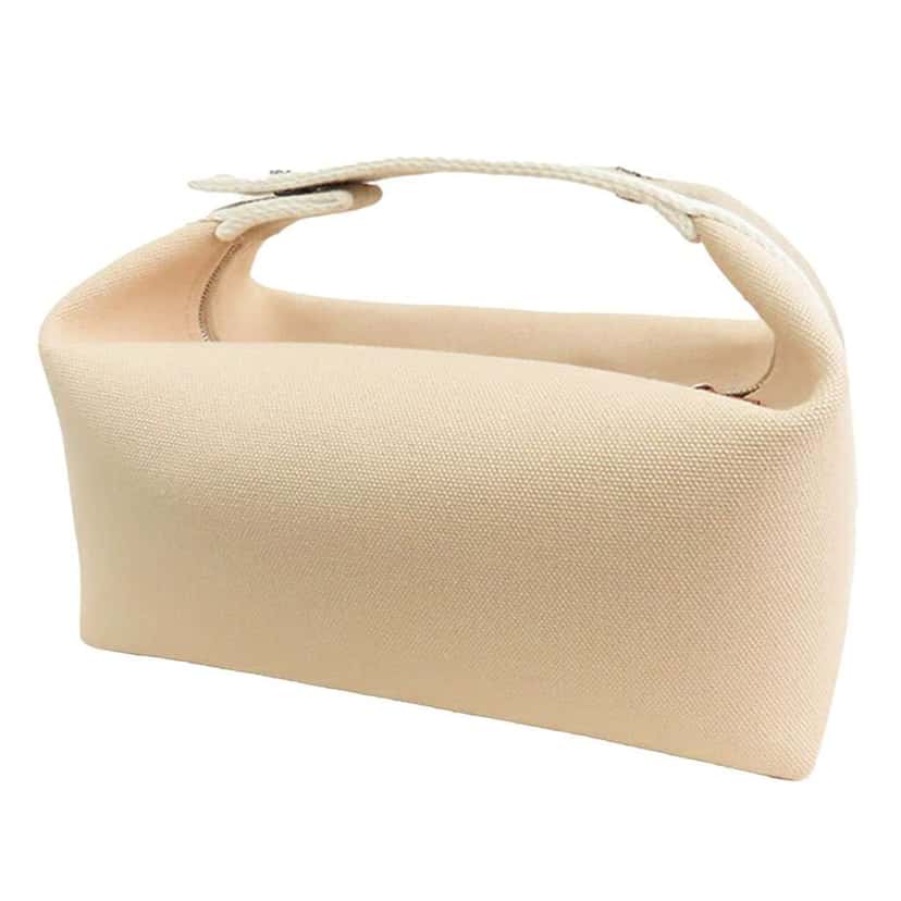 Hermès Small Toile Bride A Brac Brown Canvas Good condition - Back View