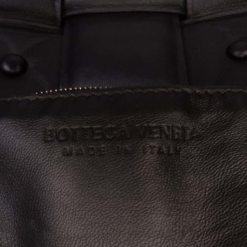 Bottega Veneta Nappa Intrecciato Padded Chain Cassette Satchel Black Leather Good condition - Box View
