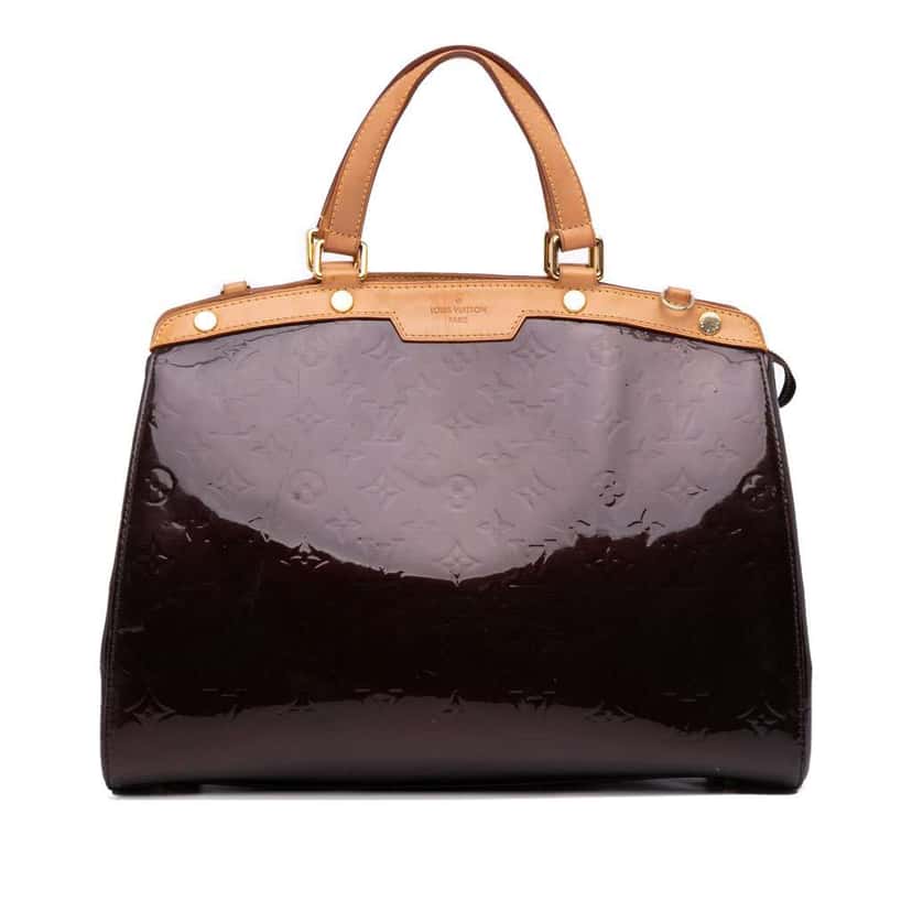 Louis Vuitton Monogram Vernis Brea GM Purple Leather Fair condition - Front View