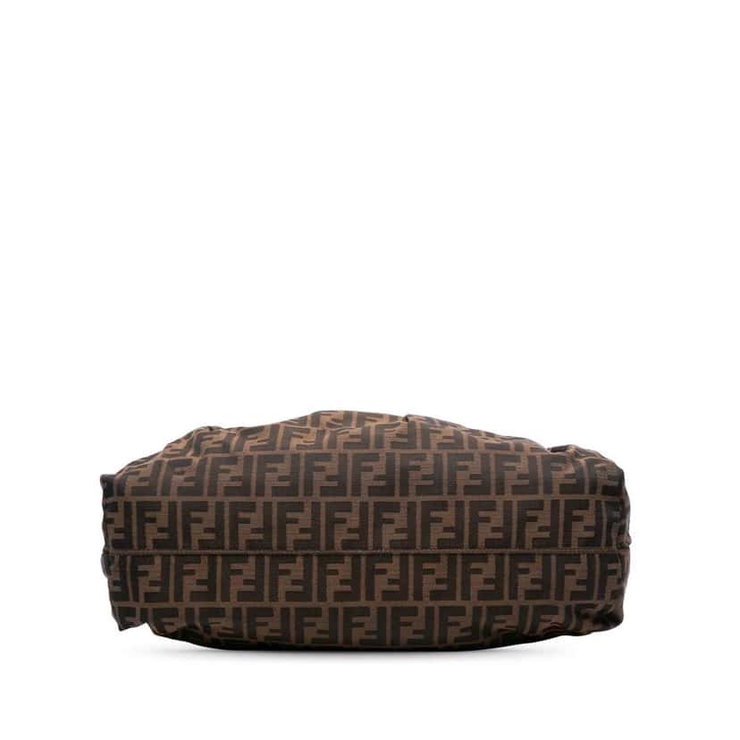 Fendi Large Zucca Canvas Chef Shoulder Bag Brown Canvas Good condition - Inside View