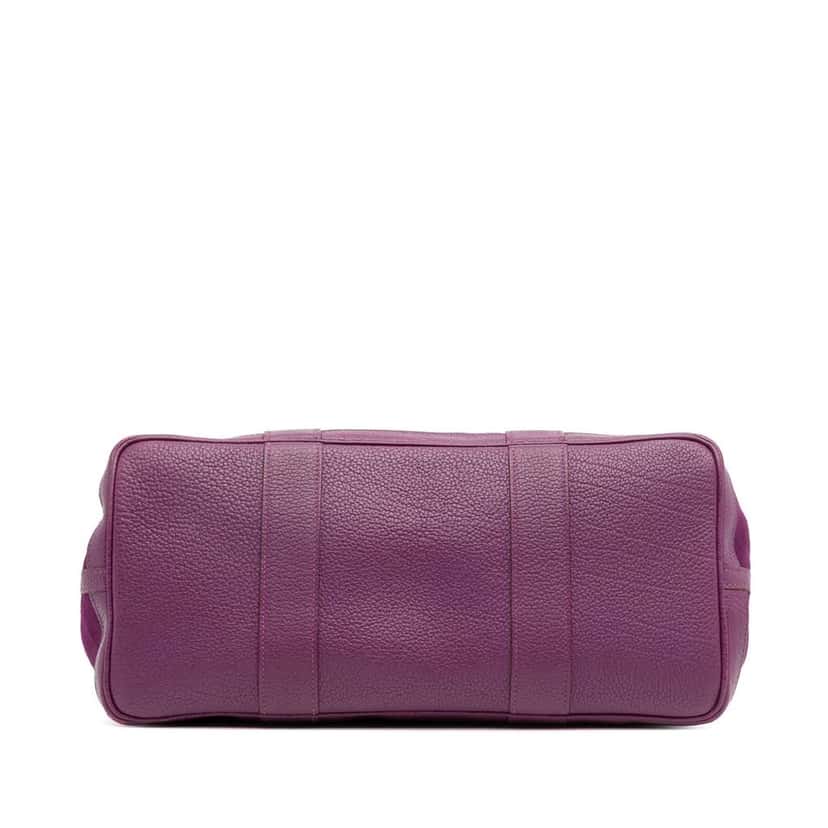 Hermès Toile and Negonda Garden Party 36 Purple Canvas Fair condition - Inside View