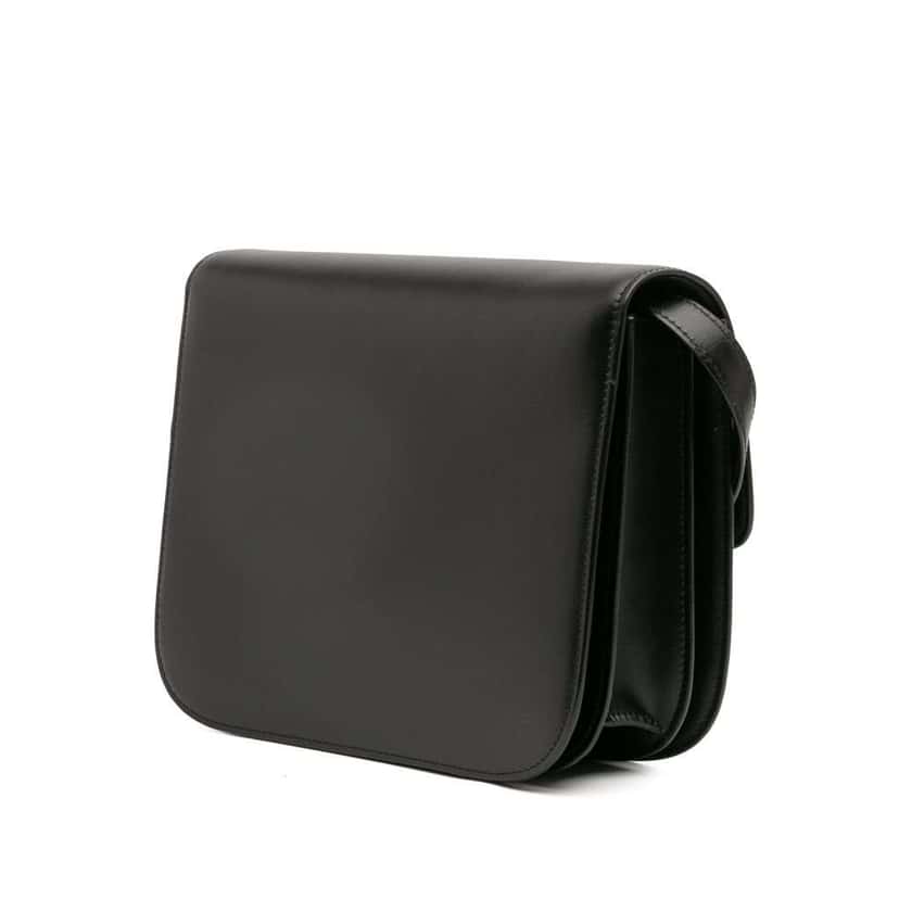 Celine Medium Calfskin Classic Box Black Leather Good condition - Back View