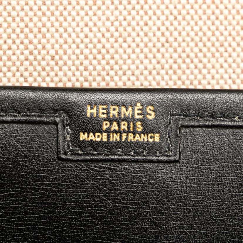 Hermès Box Calf Jige 29 Black Leather Very good condition - Box View