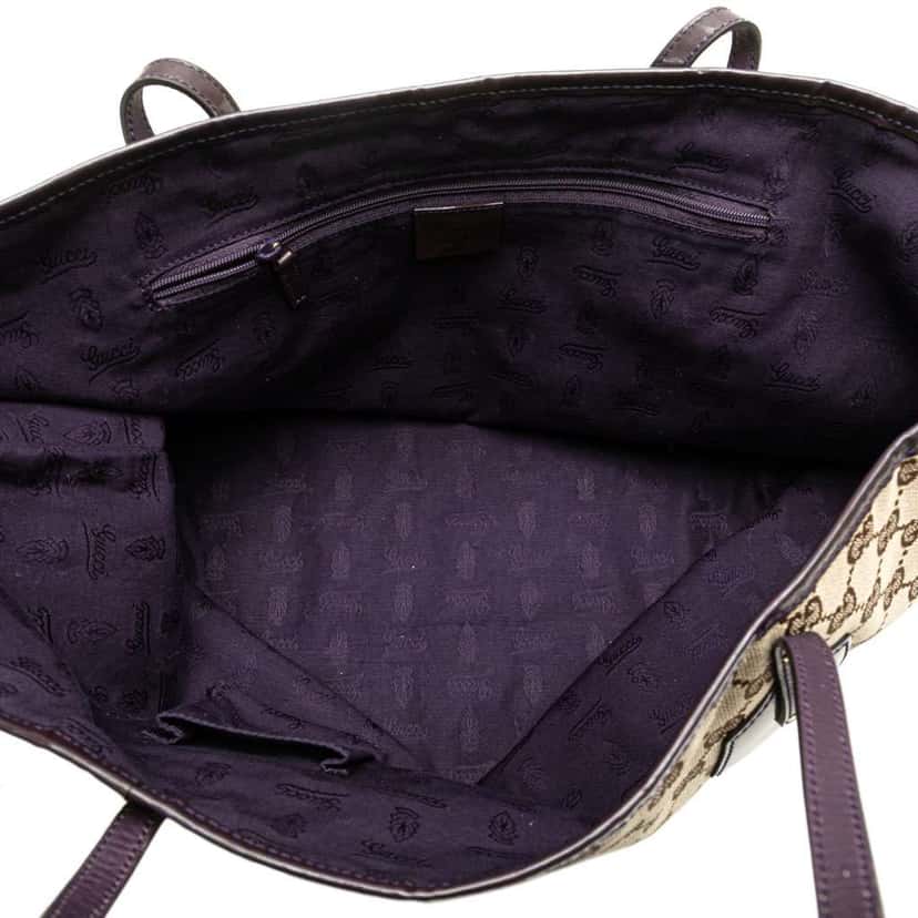 Gucci Medium GG Canvas Jolie Tote Brown Canvas Good condition - Model View