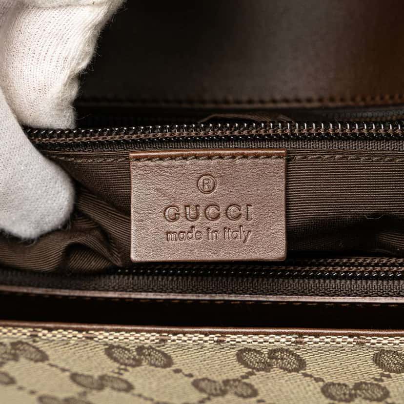 Gucci GG Canvas Business Bag Brown Canvas Good condition - Box View