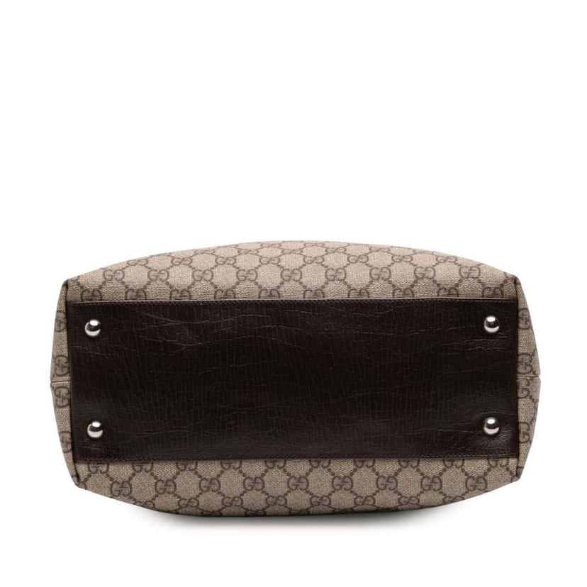 Gucci GG Supreme Tote Brown Canvas Good condition - Inside View