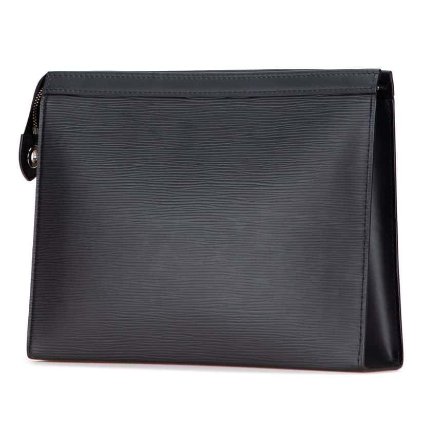 Louis Vuitton Epi Pochette Voyage MM Black Leather Good condition - Back View