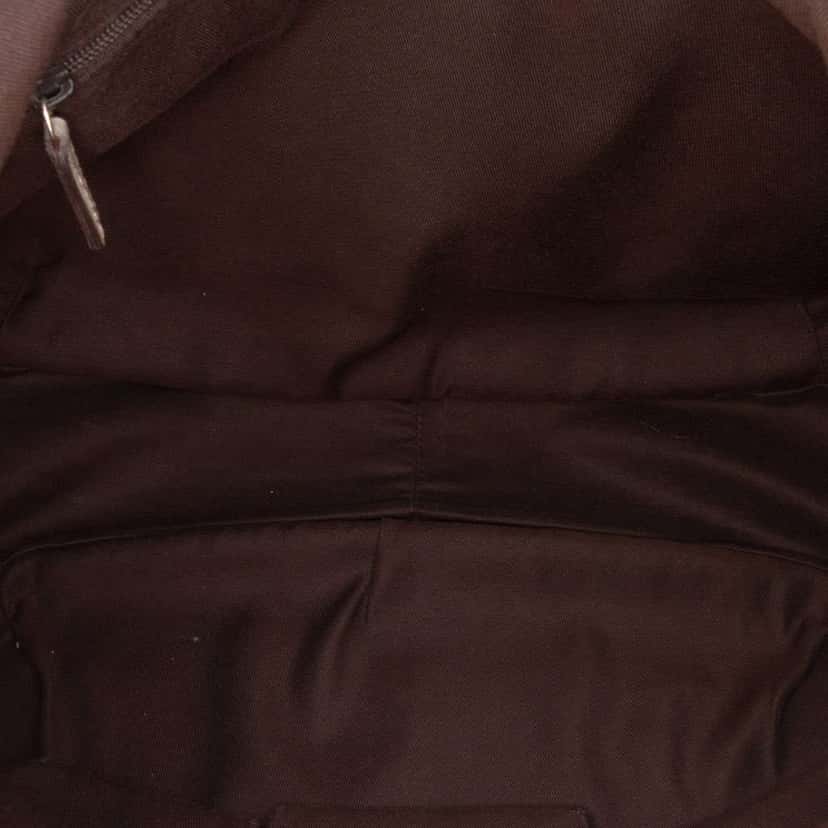 Gucci Medium GG Canvas Sukey Shoulder Bag Brown Canvas Good condition - Model View