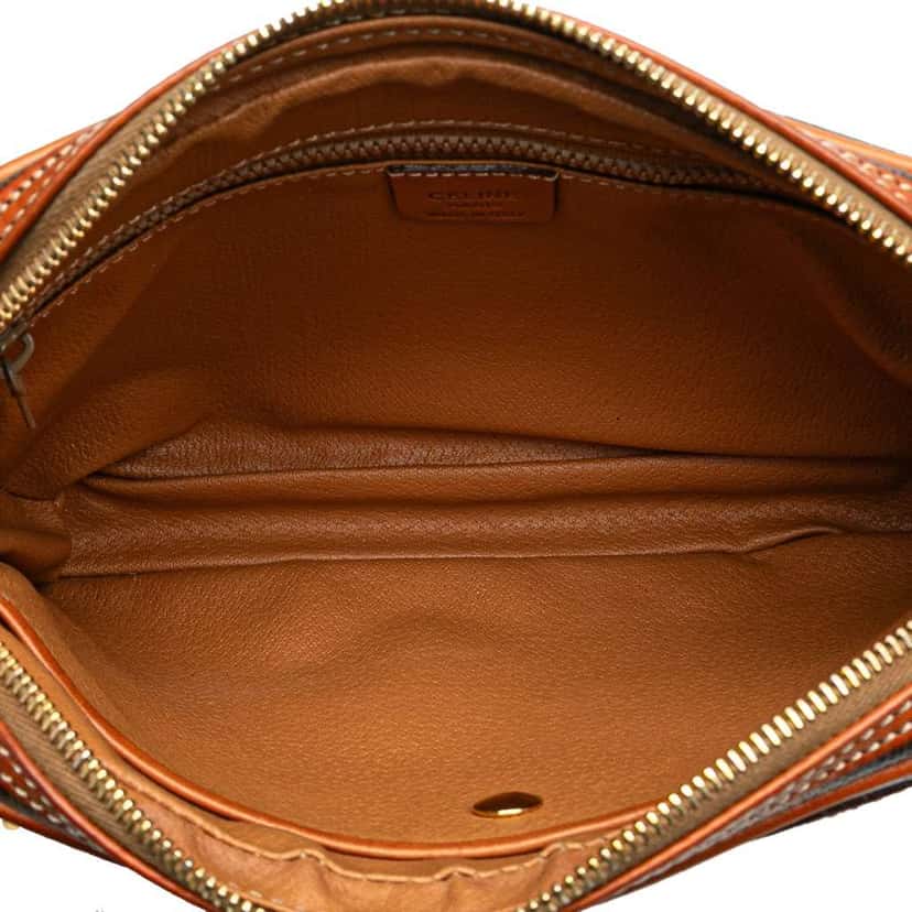 Celine Macadam Coated Canvas Clutch Brown Canvas Good condition - Model View