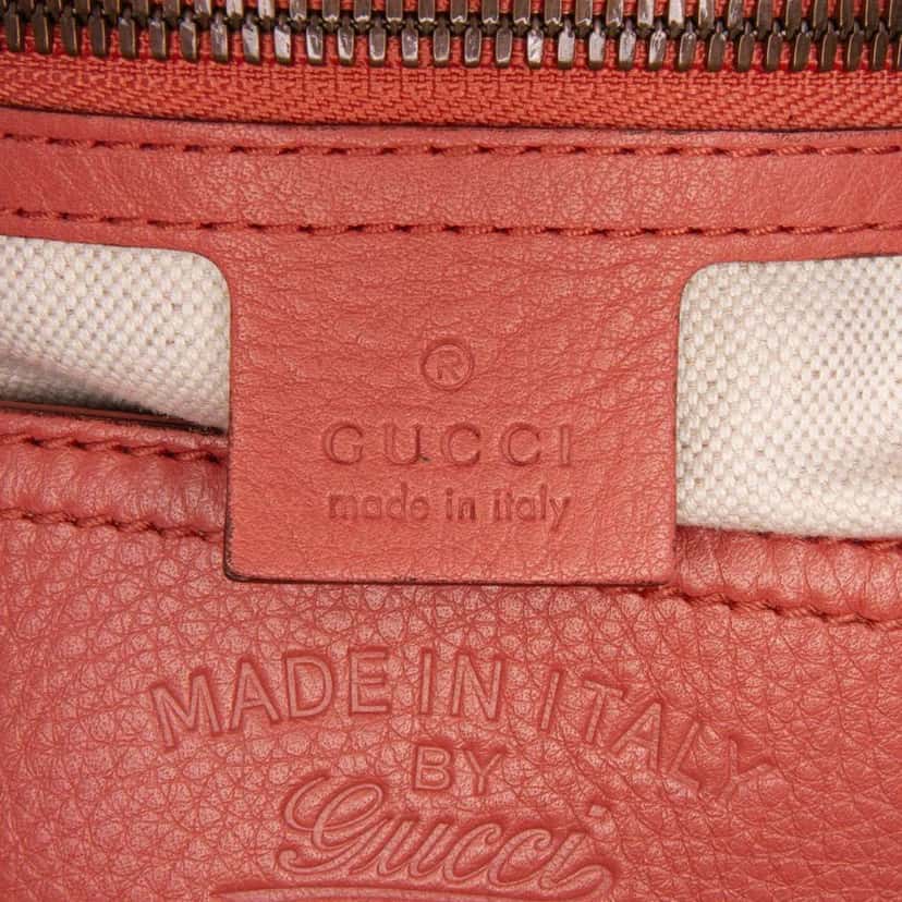 Gucci Medium Calfskin Bamboo Shopper Satchel Pink Leather Very good condition - Box View