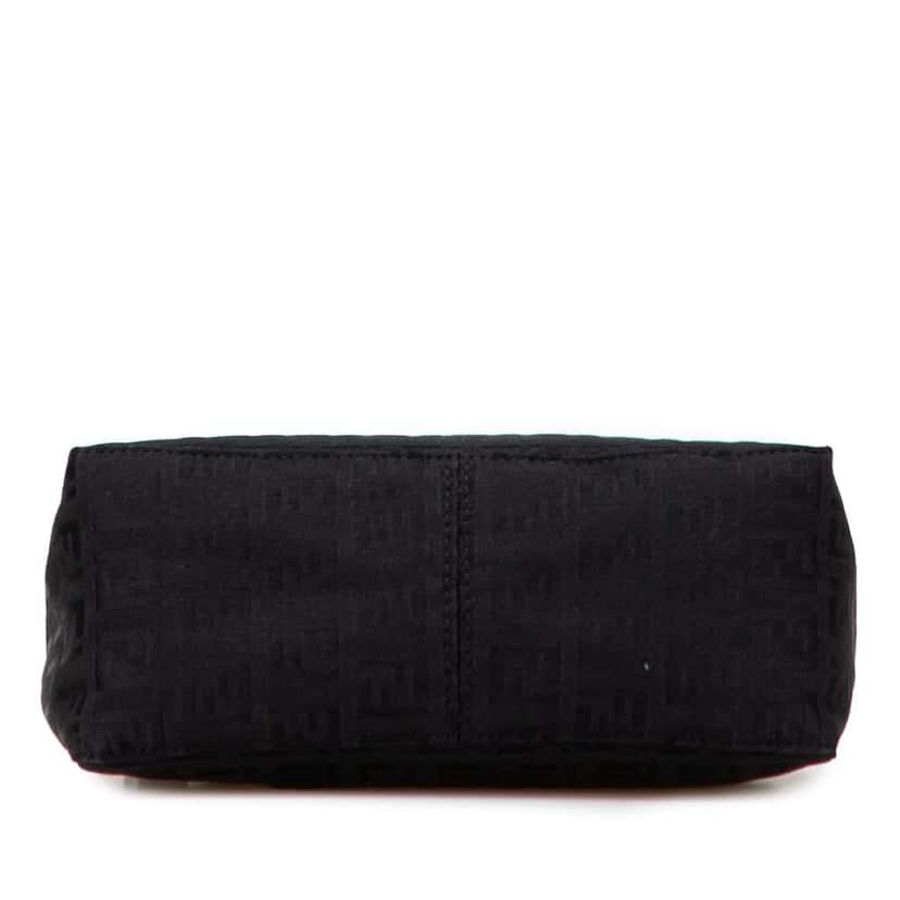 Fendi Zucchino Canvas Handbag Black Canvas Good condition - Inside View