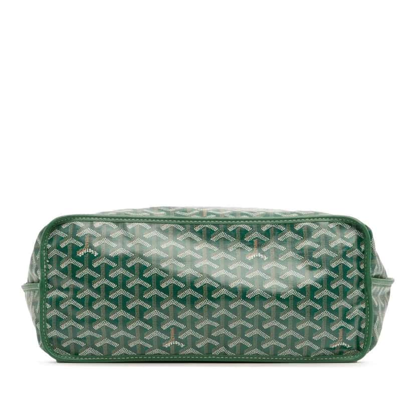 Goyard Goyardine Reversible Anjou PM Green Canvas Good condition - Inside View