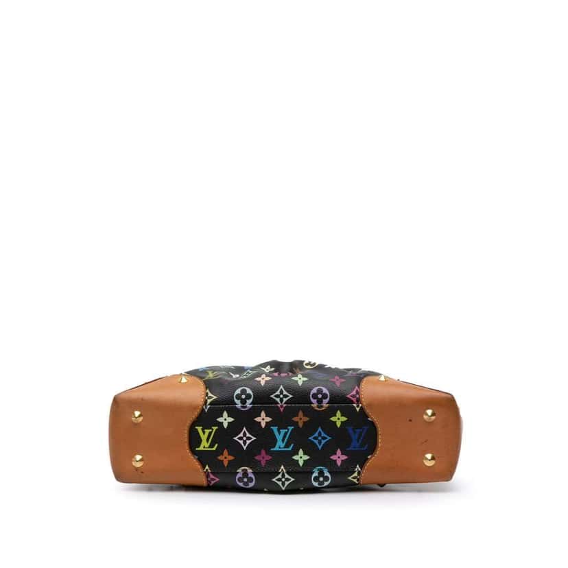 Louis Vuitton Monogram Multicolore Judy MM Black Canvas Good condition - Inside View
