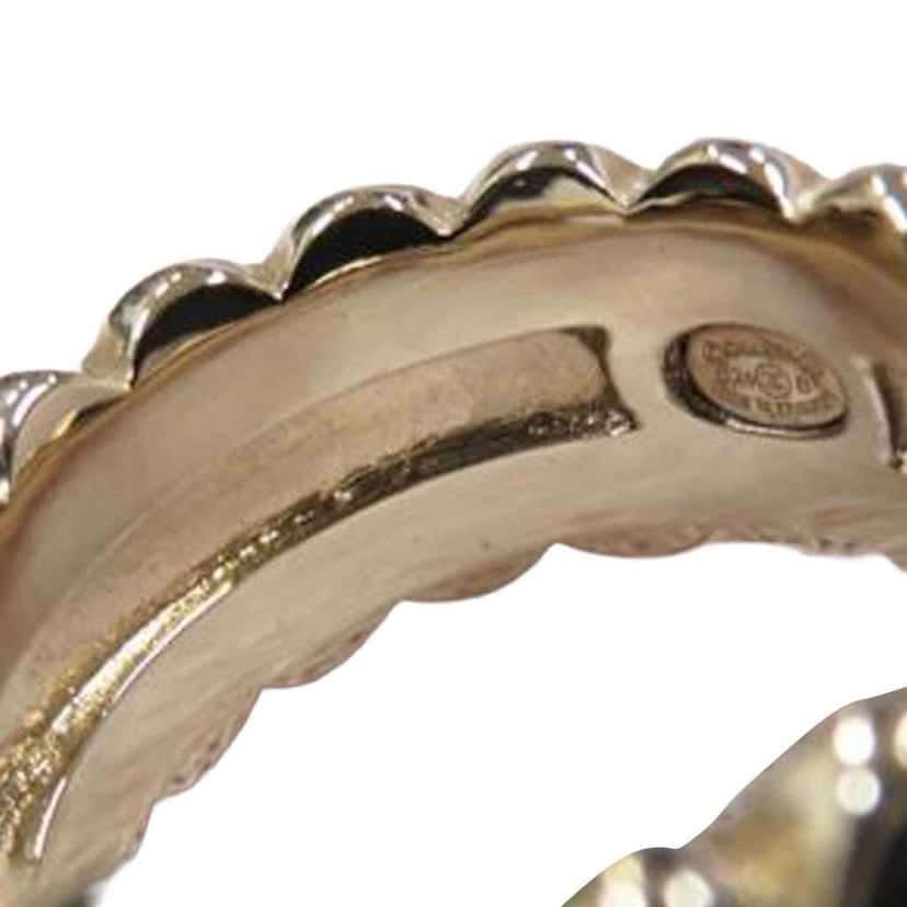 Chanel Gold Plated CC Logo Ring Gold Metal Good condition - Box View