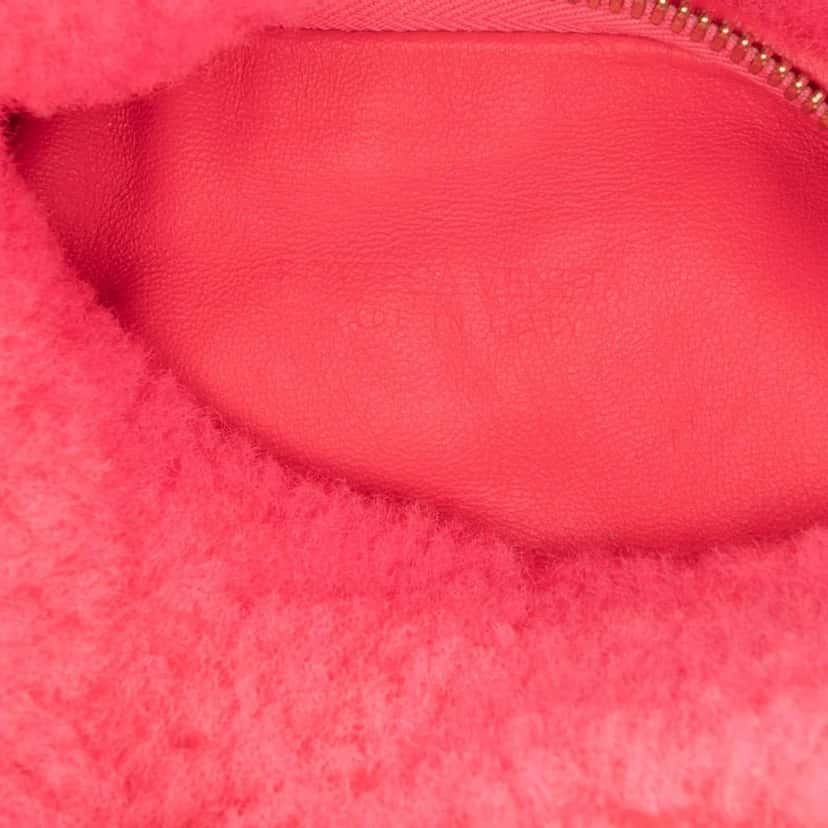 Bottega Veneta Mini Shearling Jodie Pink Very good condition - Box View