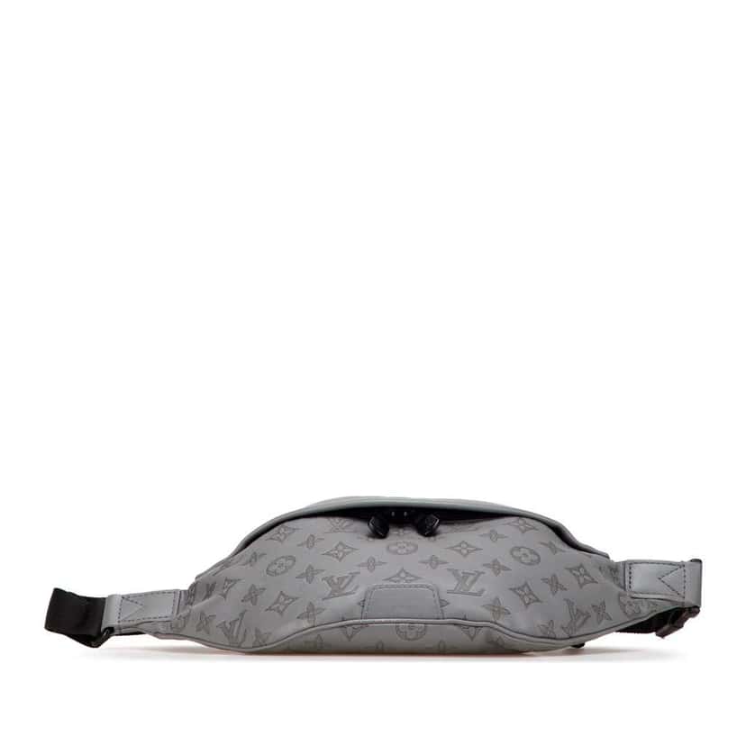 Louis Vuitton Monogram Shadow Discovery Bumbag Grey Leather Good condition - Inside View