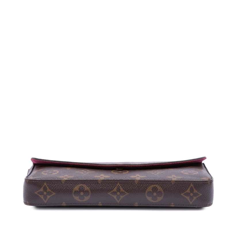 Louis Vuitton Monogram Pochette Felicie Brown Canvas Good condition - Inside View