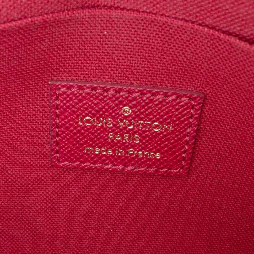 Louis Vuitton Monogram Pochette Felicie Brown Canvas Good condition - Box View