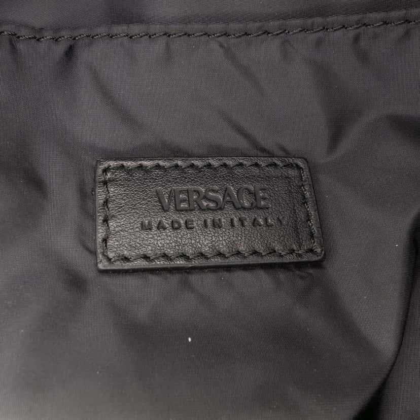 Versace Nylon Medusa Backpack Black Good condition - Box View