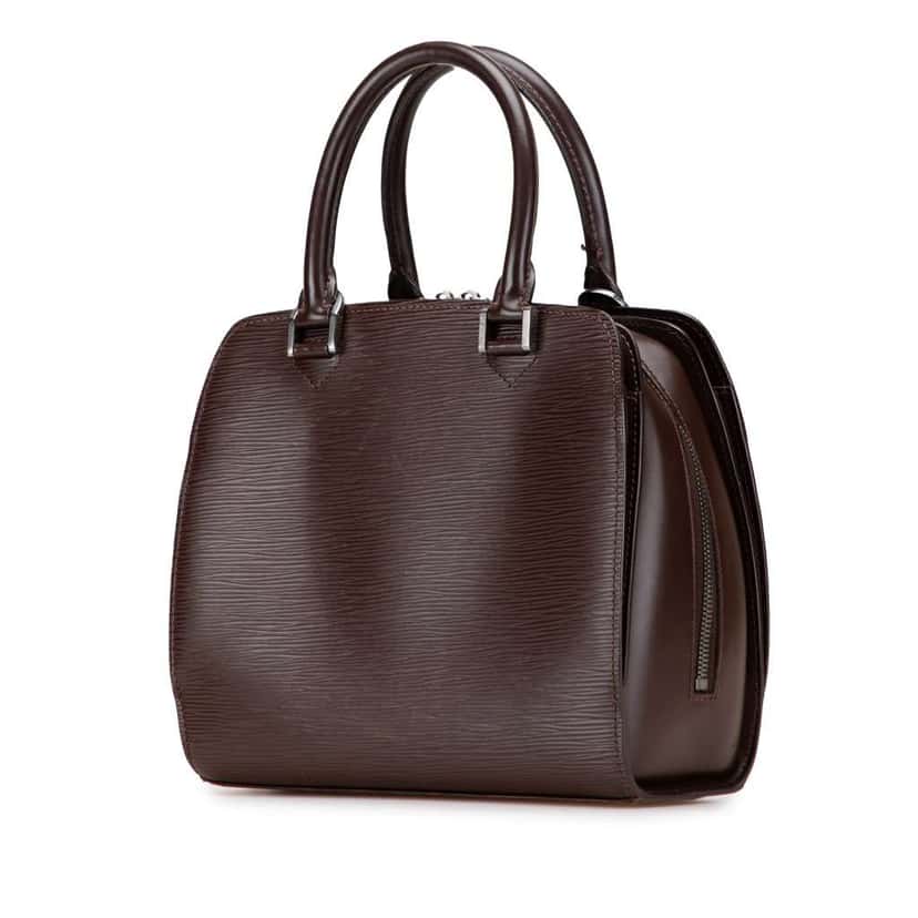 Louis Vuitton Epi Pont Neuf Brown Leather Good condition - Back View