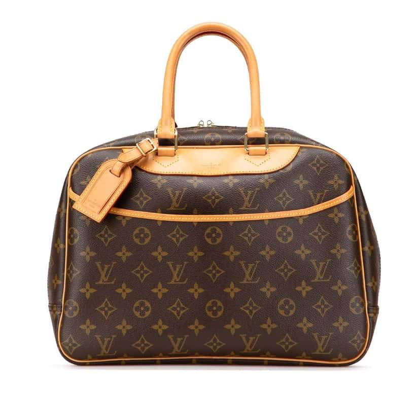 Louis Vuitton Monogram Deauville Brown Canvas Good condition - Front View
