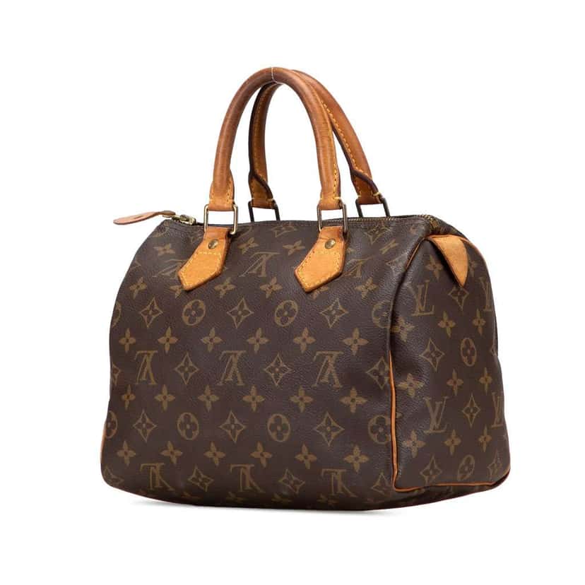 Louis Vuitton Monogram Speedy 25 Brown Canvas Good condition - Back View