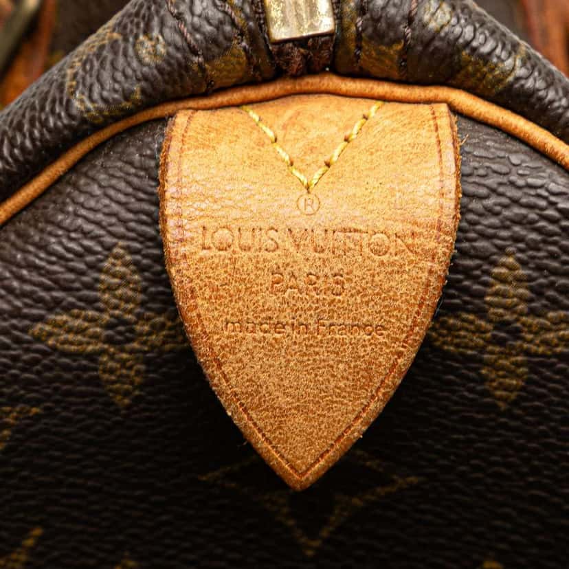 Louis Vuitton Monogram Speedy 25 Brown Canvas Good condition - Box View
