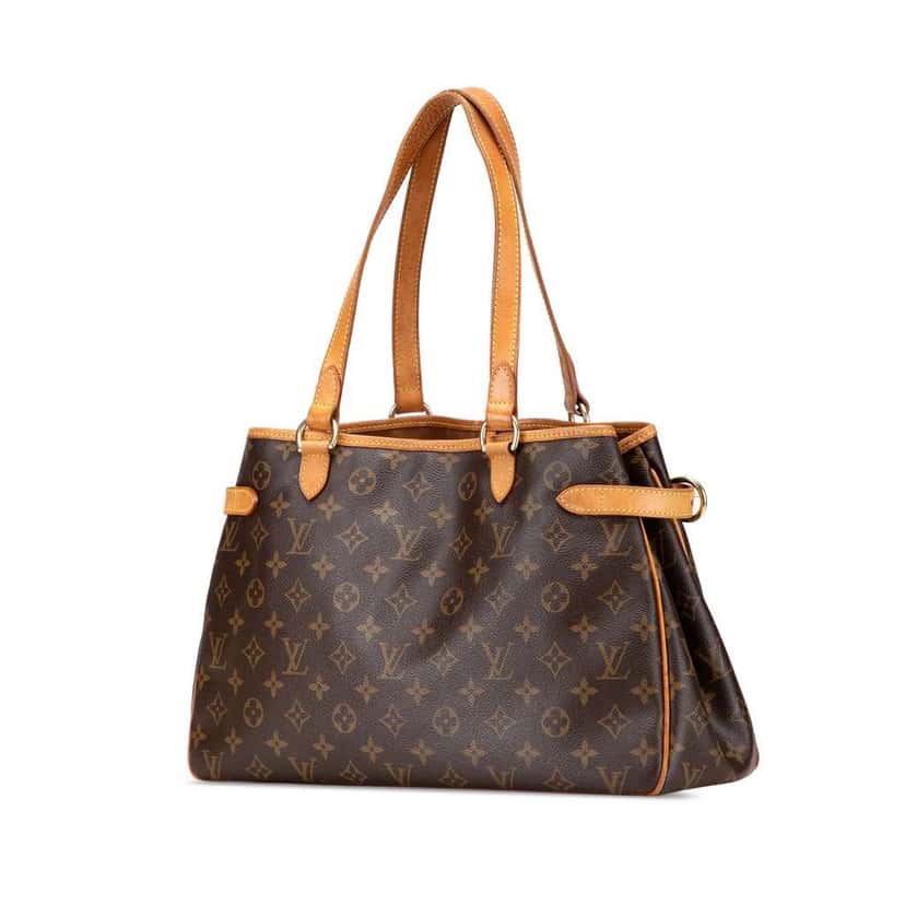 Louis Vuitton Monogram Batignolles Horizontal Brown Canvas Good condition - Back View