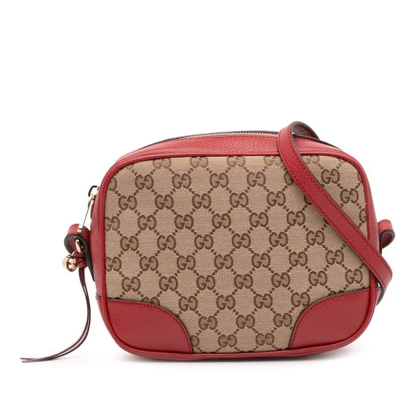 Gucci GG Canvas Bree Crossbody Brown Canvas Good condition - Front View