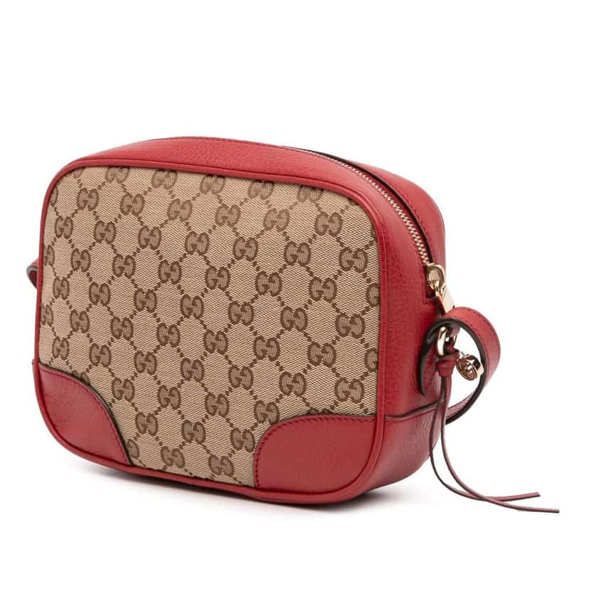Gucci GG Canvas Bree Crossbody Brown Canvas Good condition - Back View
