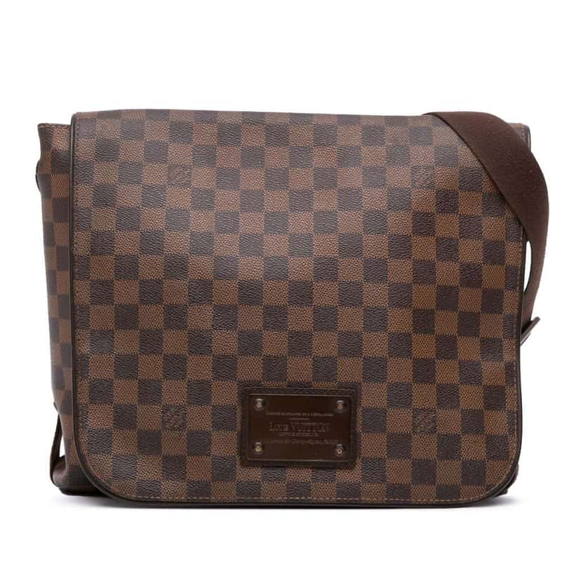 Louis Vuitton Damier Ebene Brooklyn MM Brown Canvas Good condition - Front View