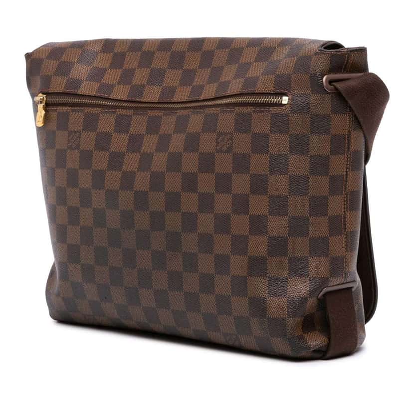 Louis Vuitton Damier Ebene Brooklyn MM Brown Canvas Good condition - Back View