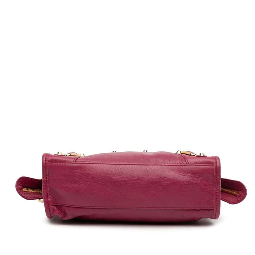Balenciaga Mini Lambskin Motocross Classic City Satchel Pink Leather Good condition - Inside View