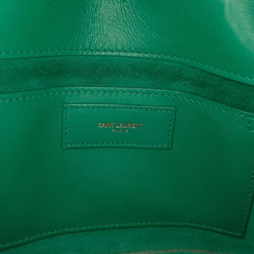 Saint Laurent Small Leather Betty Crossbody Green Leather Good condition - Box View