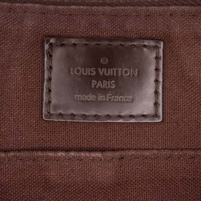 Louis Vuitton Damier Ebene Brooklyn Pochette Brown Canvas Good condition - Box View
