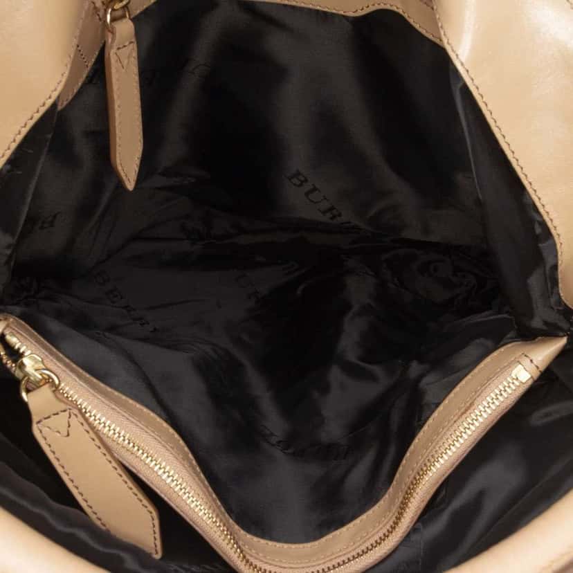 Burberry Leather Gosford Bridle Satchel Brown Leather Good condition - Model View