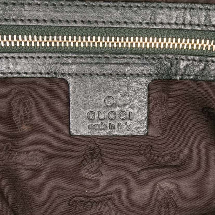 Gucci Large GG Canvas Charm Dome Satchel Brown Canvas Good condition - Box View