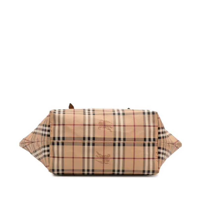 Burberry Medium Haymarket Check Coated Canvas Salisbury Tote Brown Canvas Good condition - Inside View