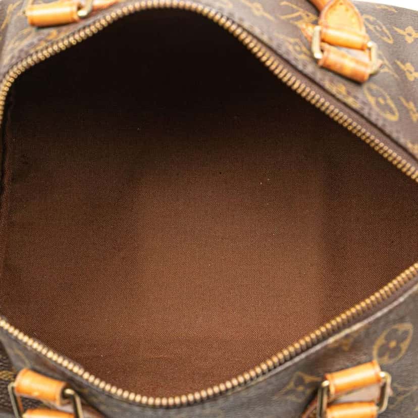 Louis Vuitton Monogram Speedy 30 Brown Canvas Good condition - Model View