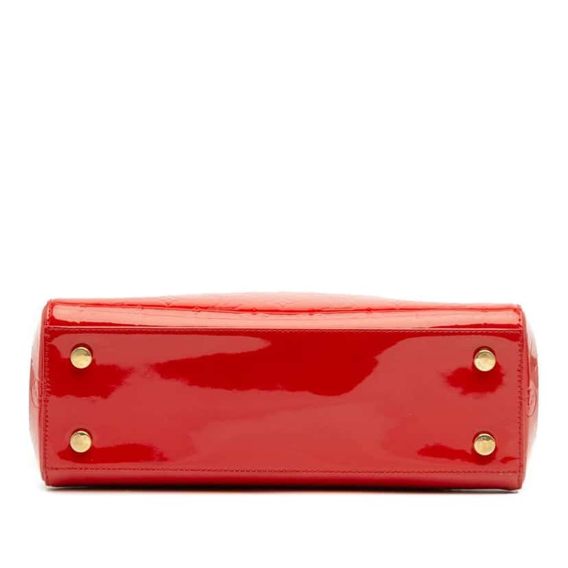 Louis Vuitton Monogram Vernis Brea MM Red Leather Good condition - Inside View