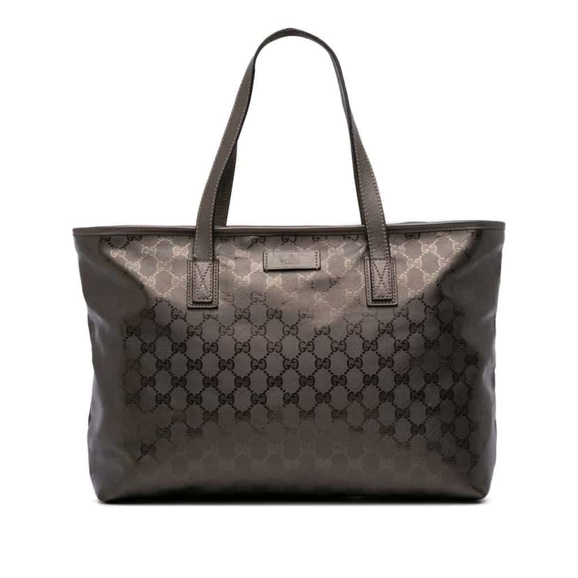 Gucci Medium GG Imprime Tote Gold Canvas Good condition - Front View
