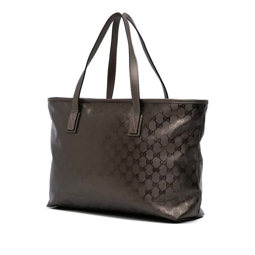 Gucci Medium GG Imprime Tote Gold Canvas Good condition - Back View
