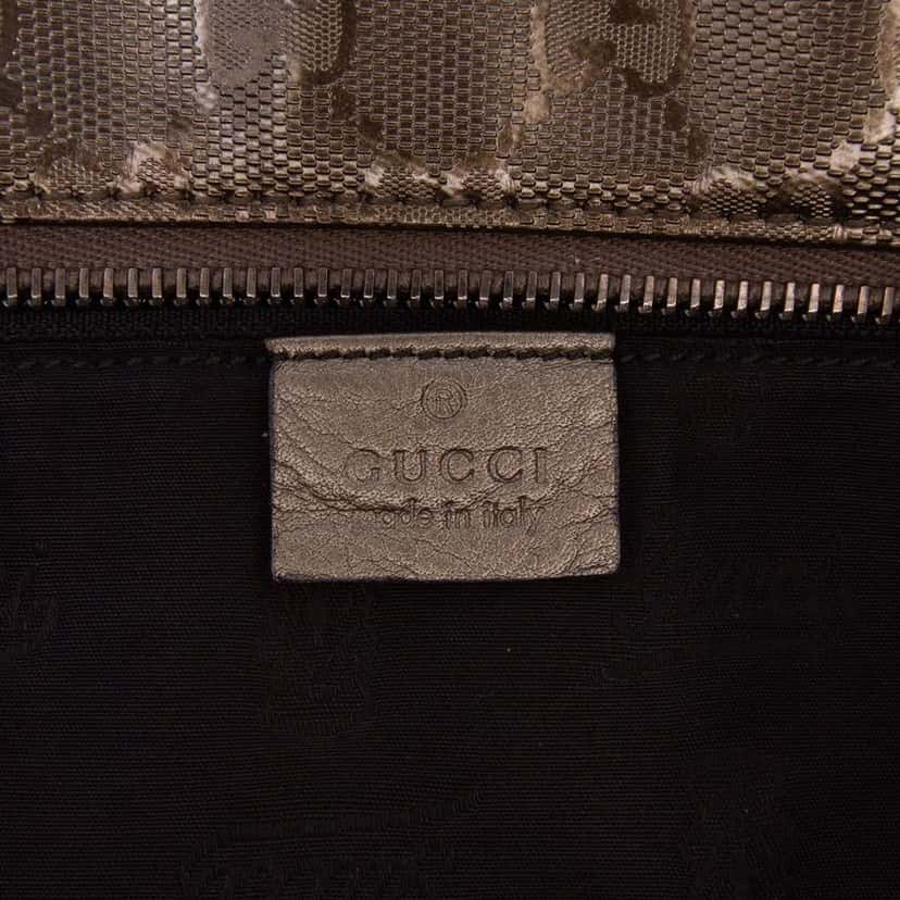 Gucci Medium GG Imprime Tote Gold Canvas Good condition - Box View