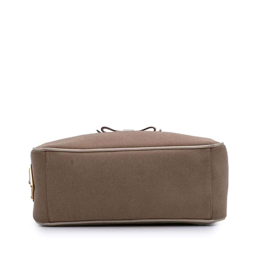 Prada Canvas Canapa Logo Crossbody Brown Canvas Good condition - Inside View