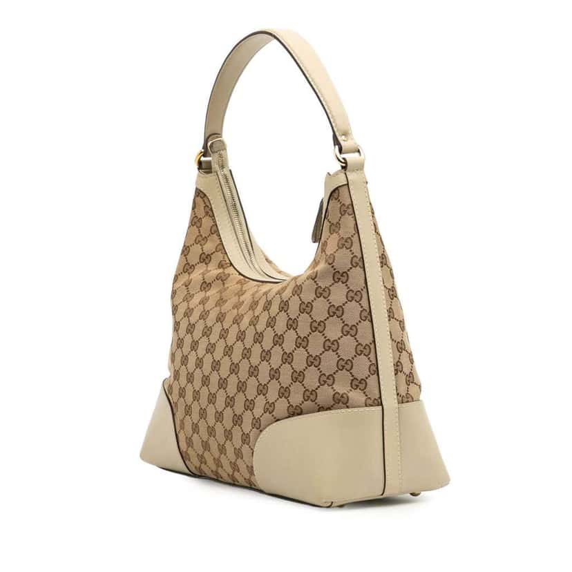 Gucci Medium GG Canvas Lovely Shoulder Bag Brown Canvas Good condition - Back View