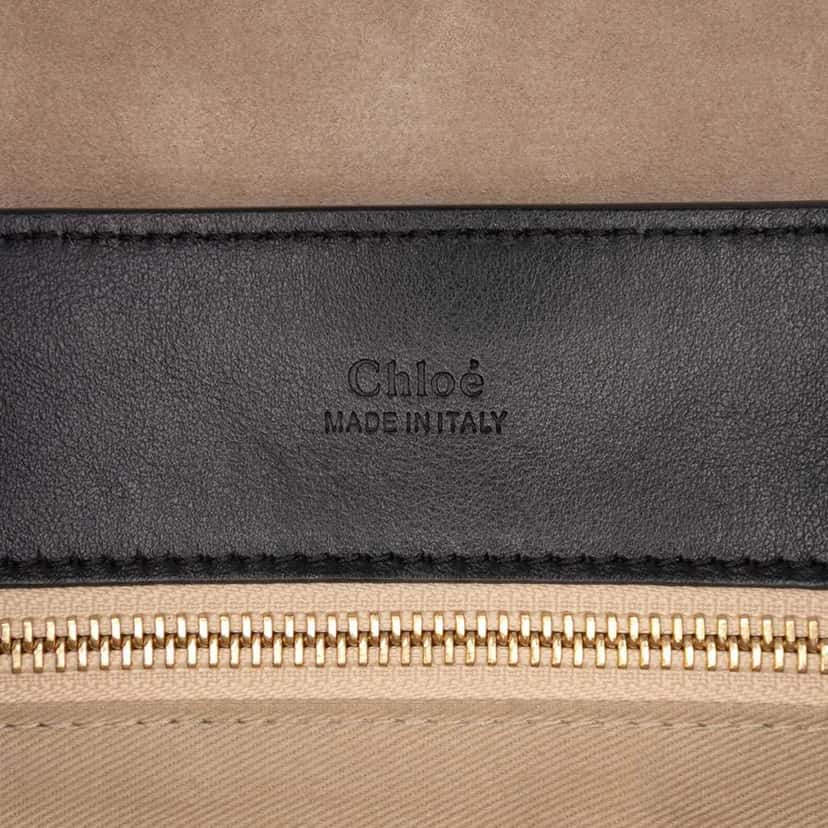 Chloé Small Leather Tess Day Satchel Black Leather Good condition - Box View